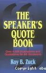 The speaker's quote book vignette